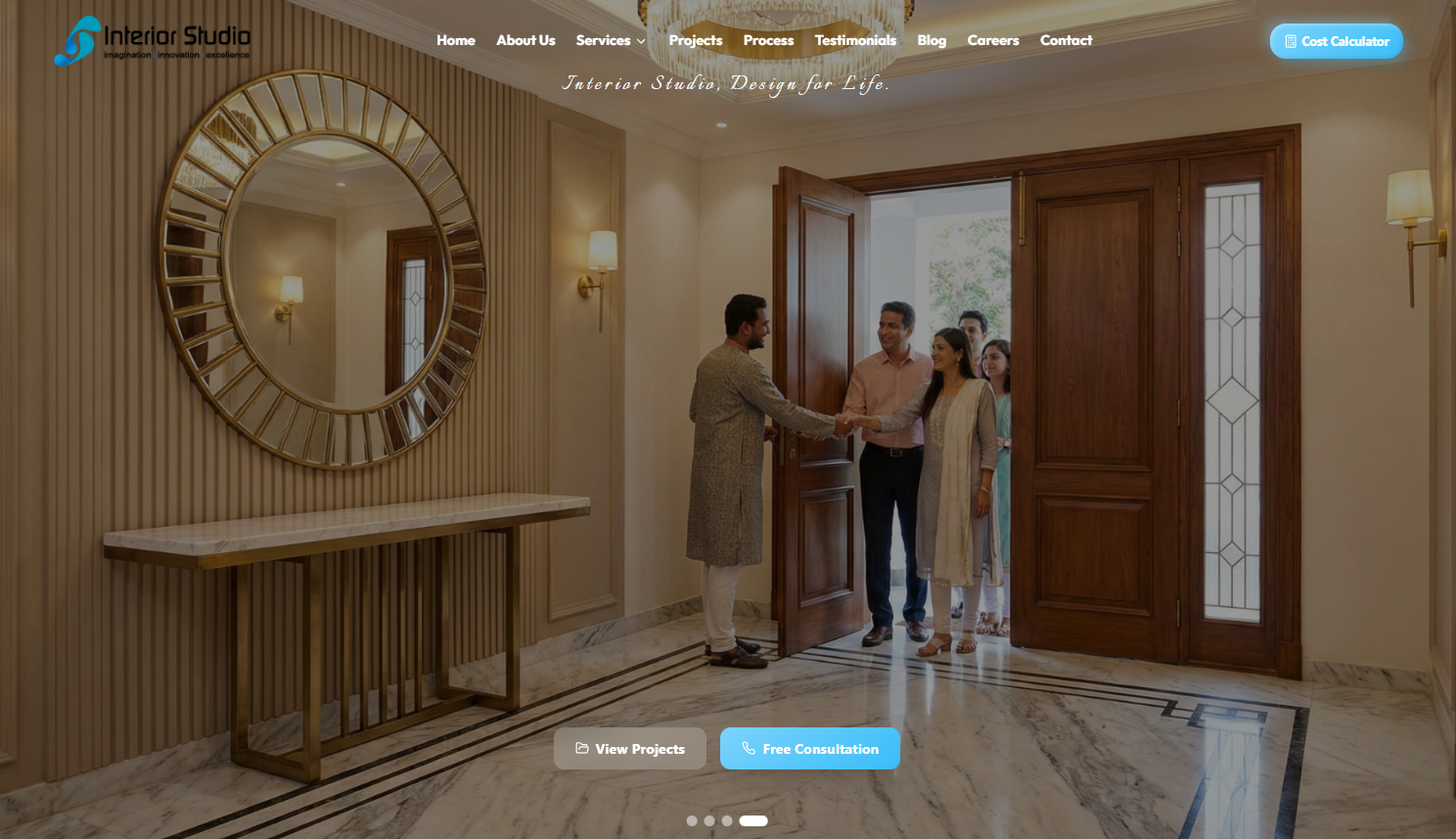 Interior Design Company Website
