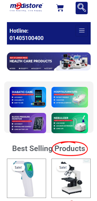 MediStore BD Healthcare Supplier company - Mobile