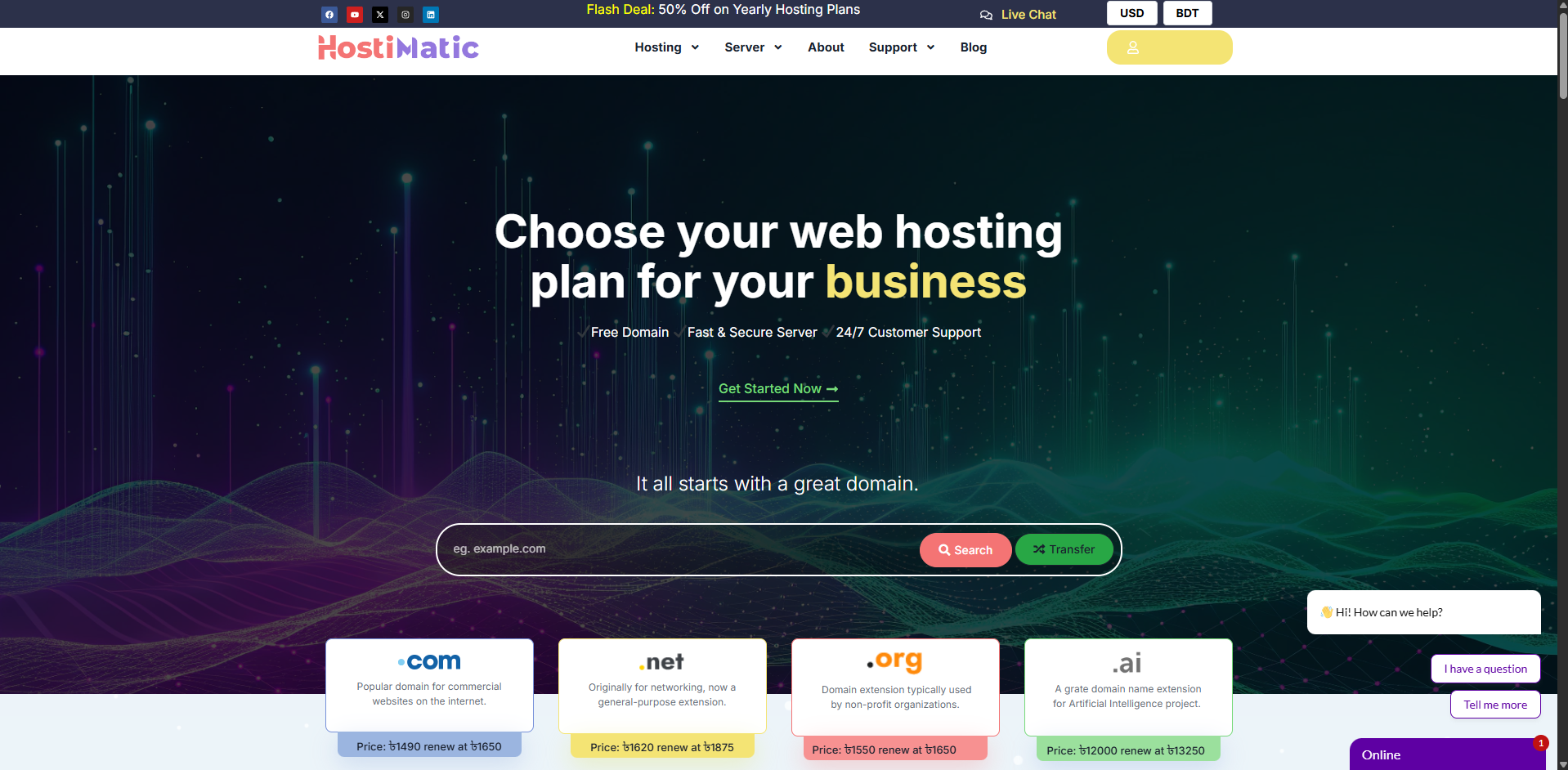 Hostimatic