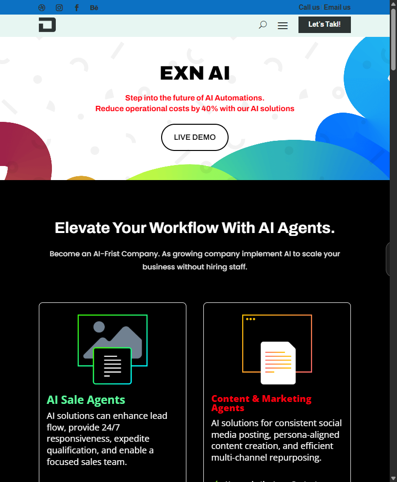 EXN AI - Tablet