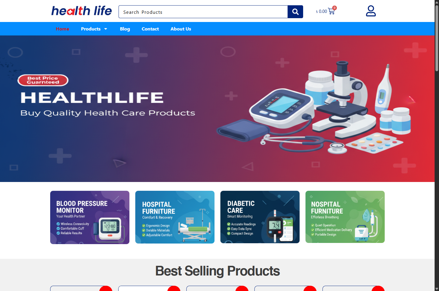 Health Life – Medical & Healthcare E-Commerce