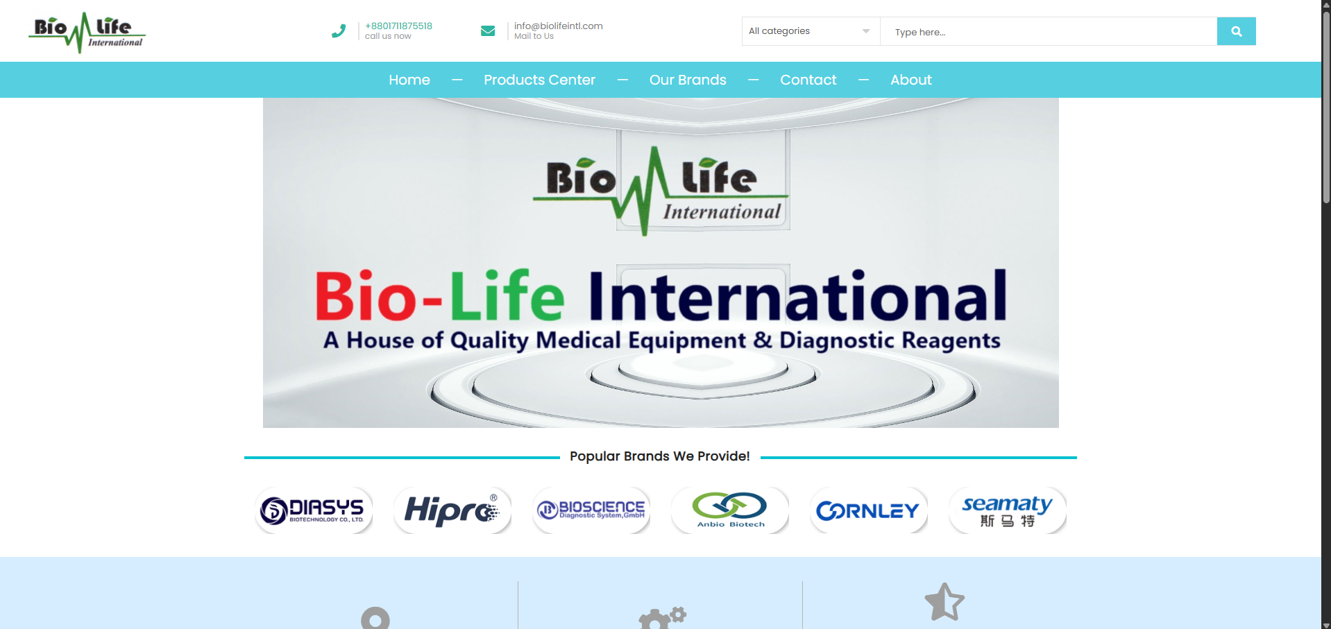 Bio Life International – Medical Equipment & Diagnostic Reagents