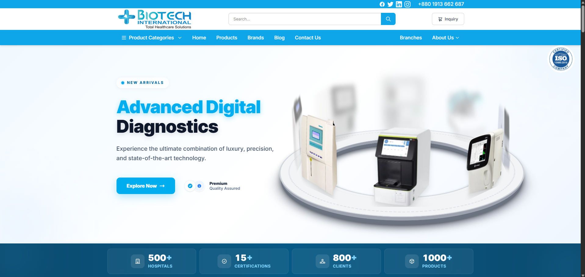 BioTech International – Medical Equipment Supplier Bangladesh