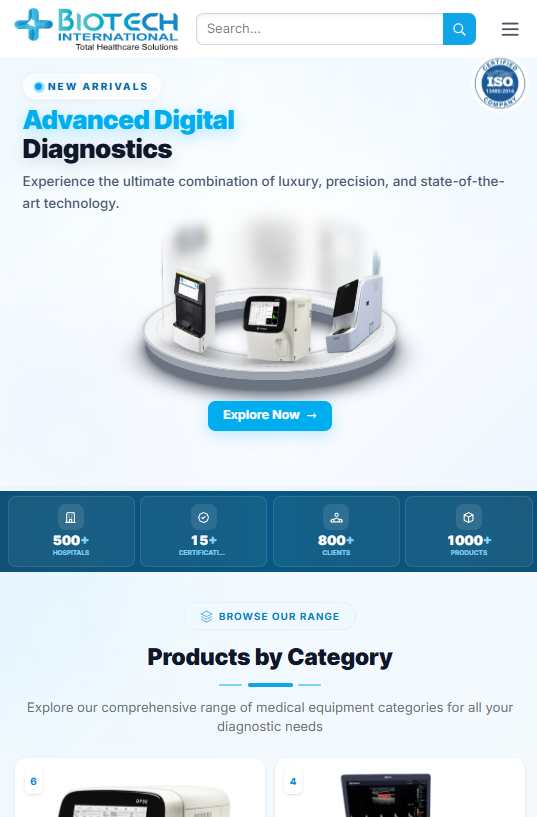 BioTech International – Medical Equipment Supplier Bangladesh - Tablet